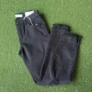 Black KanCan high waisted black ankle skinny detailed jeans🖤🖤